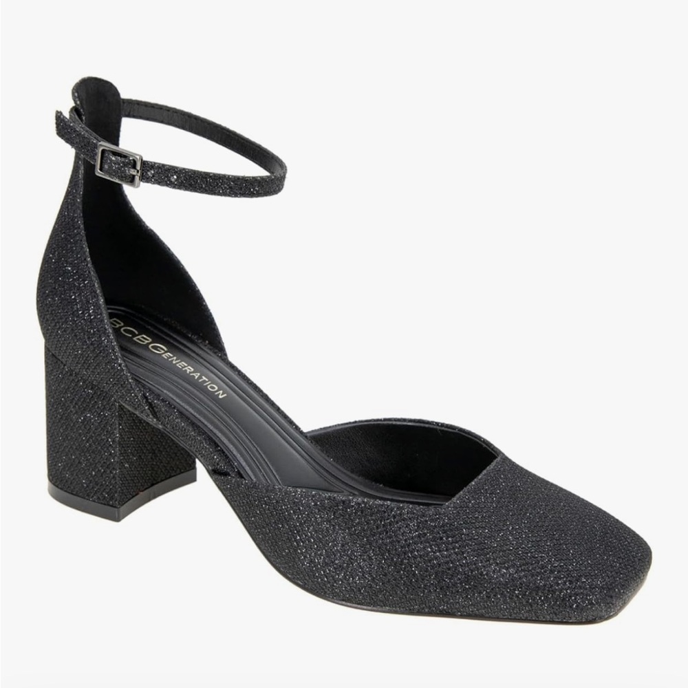 BCBGeneration Women's Black Block Heel
